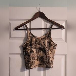 SOLD//Arq Crop Camo Tank